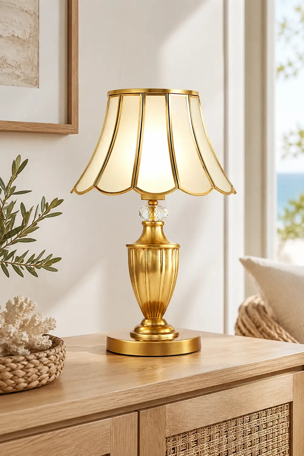 Kristall Brass Table Lamp - Lumpaz