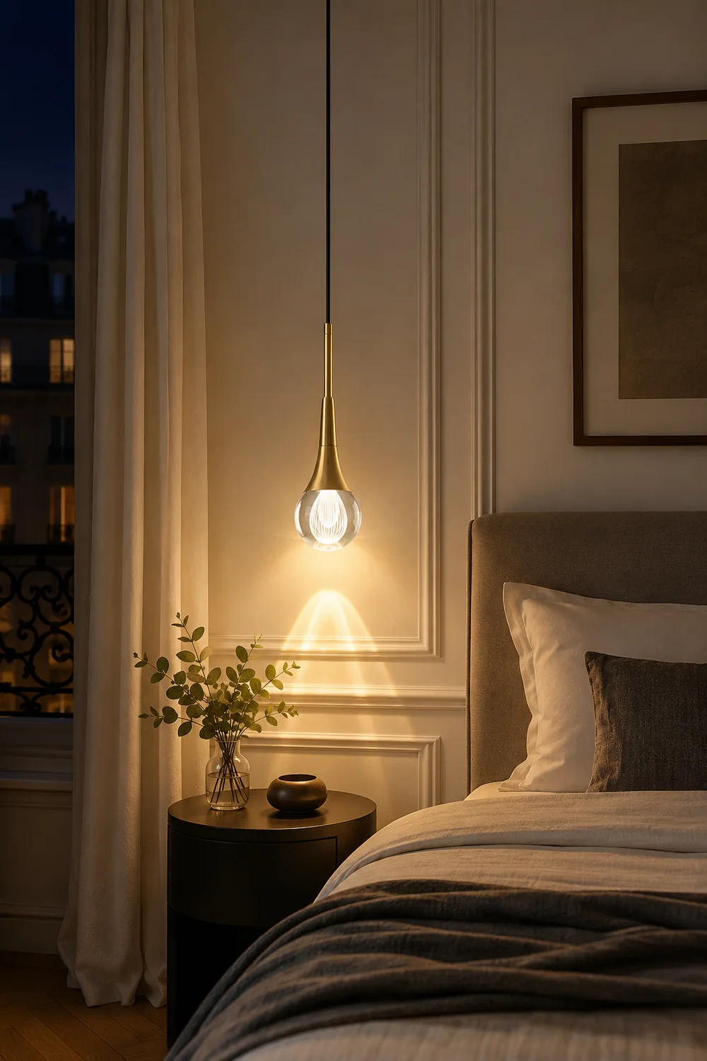 Teardrop Crystal Pendant Light - Lumpaz