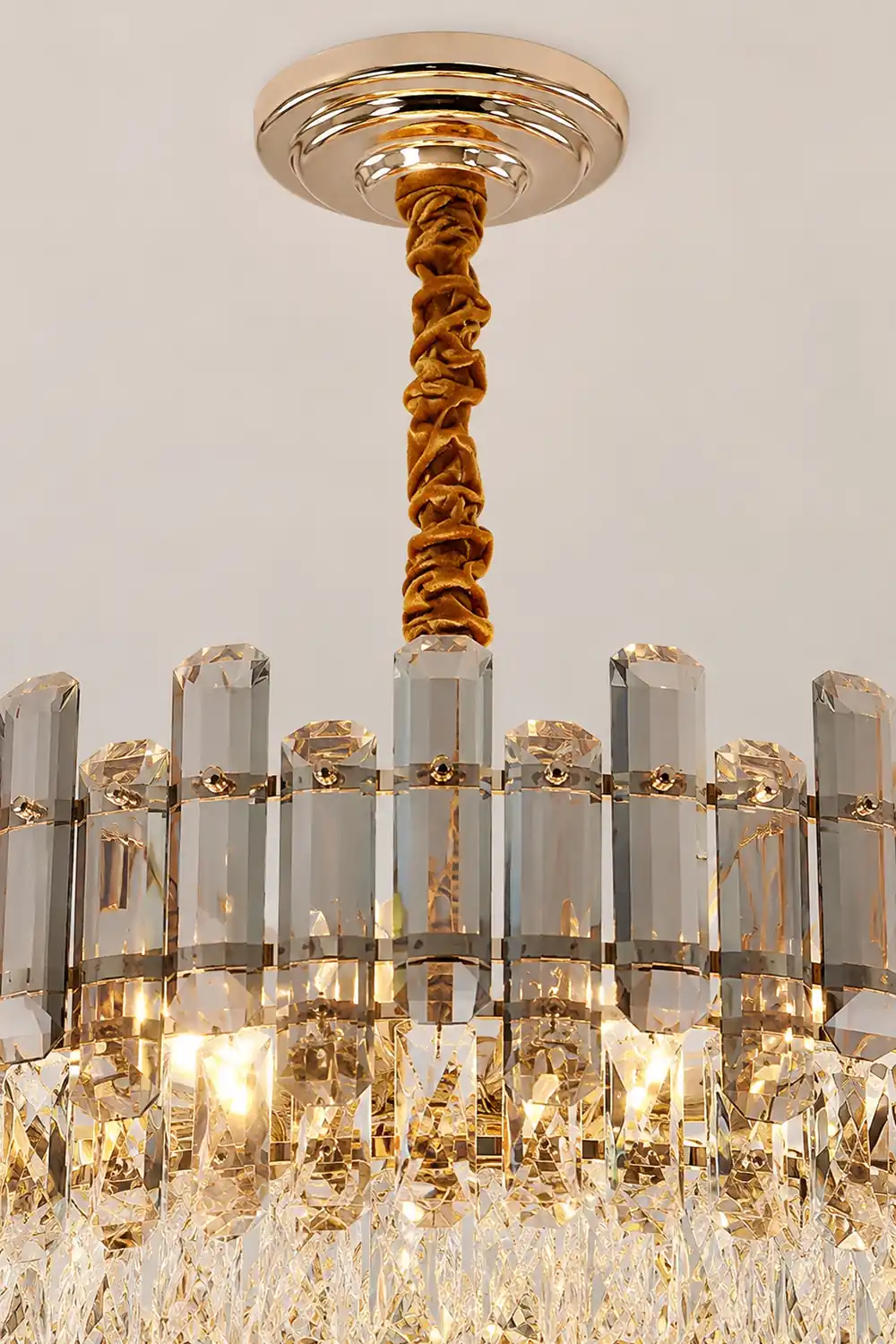 Modern Crystal Tier Chandelier - Lumpaz