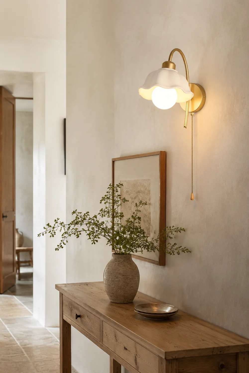 Flower Ceramic Wall Lamp - Lumpaz