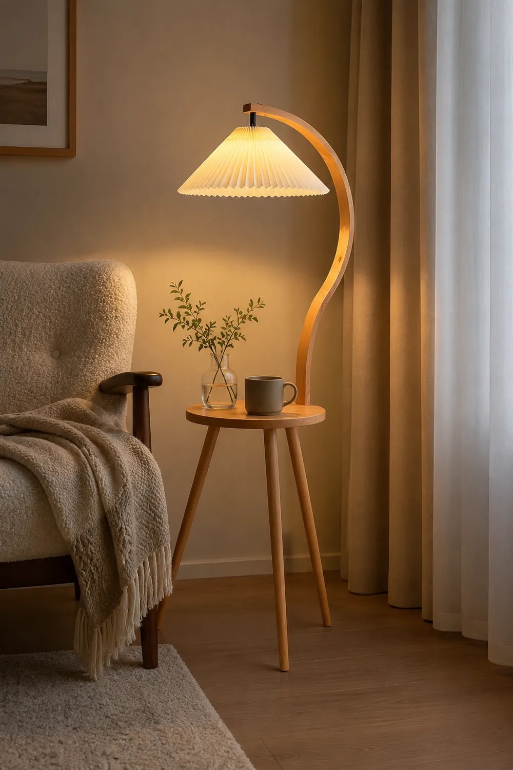 Caprani Tray Floor Lamp - Lumpaz