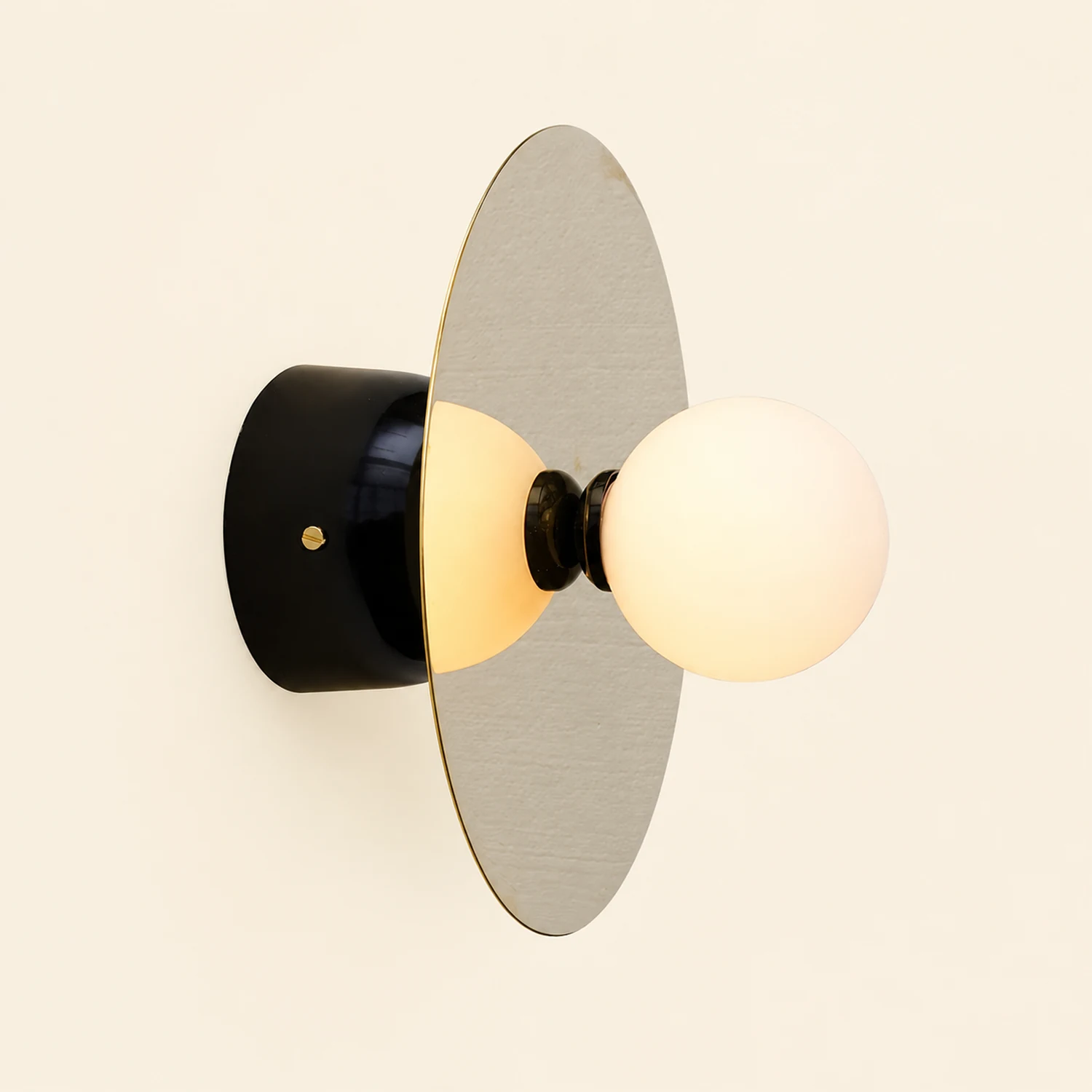 Disc And Sphere Wall Lamp - Lumpaz