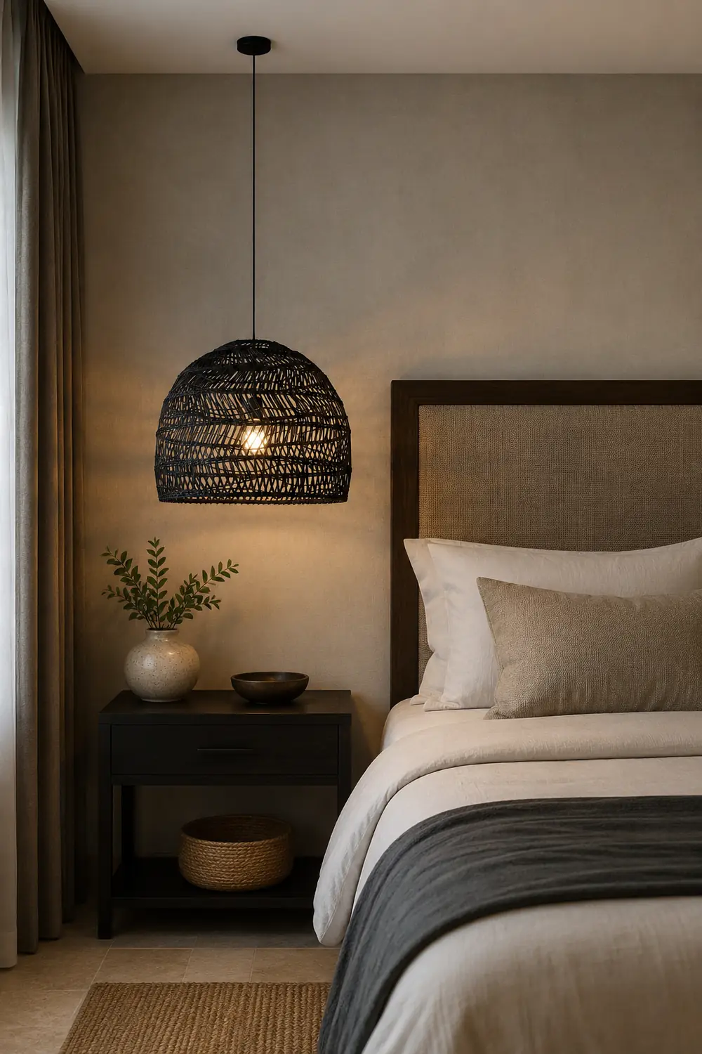 Wicker Pendant Lamp - Lumpaz