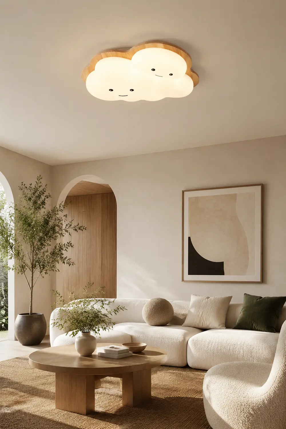 Smile Cloud Ceiling Lamp - Lumpaz