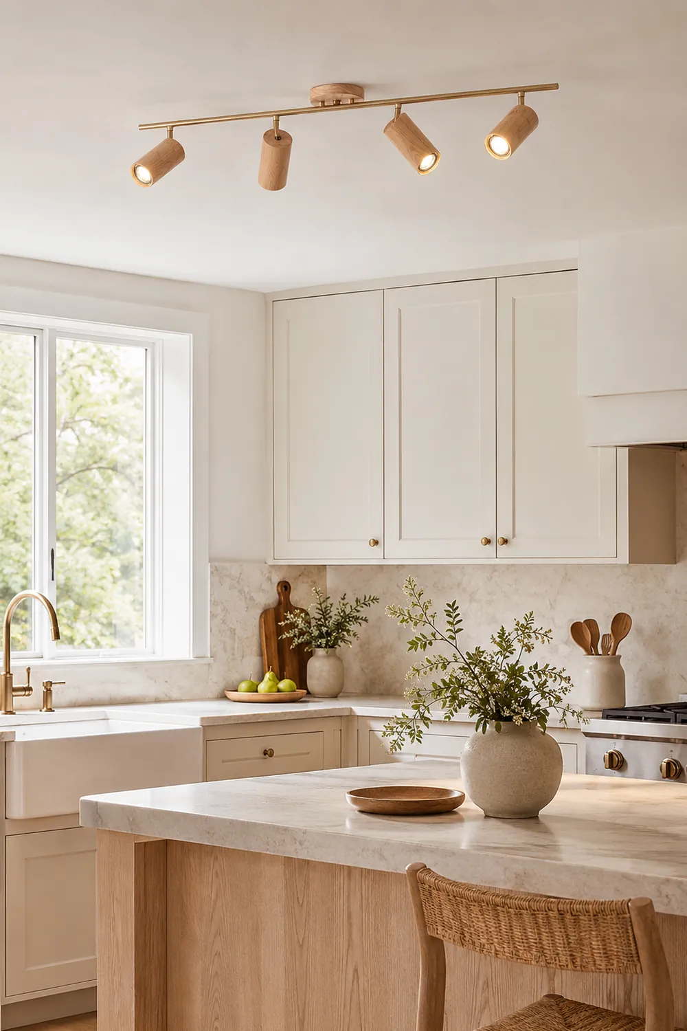 Shaker Wood Long Spotlight - Lumpaz