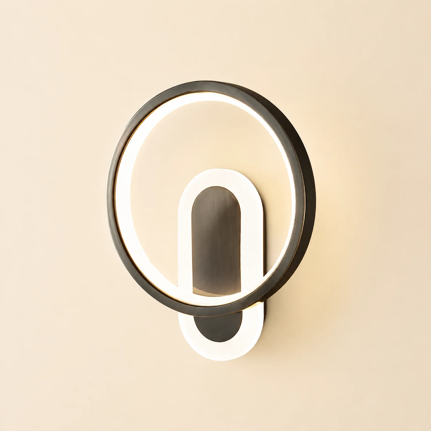 Round Brass Wall Lamp - Lumpaz
