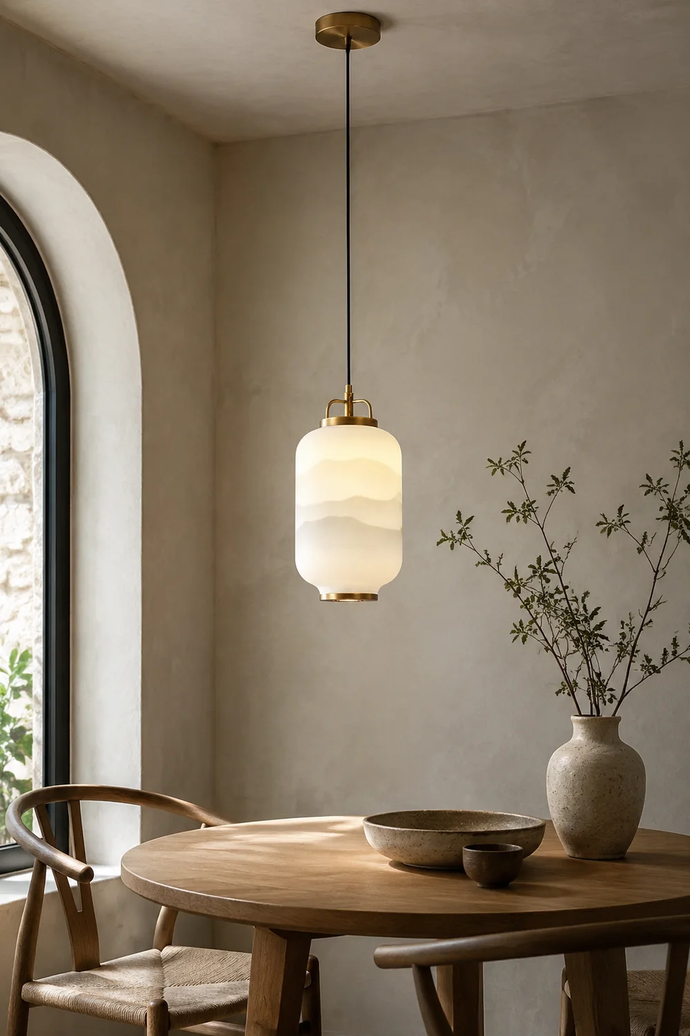 Ezio Tall Mini Glass Pendant Lamp - Lumpaz