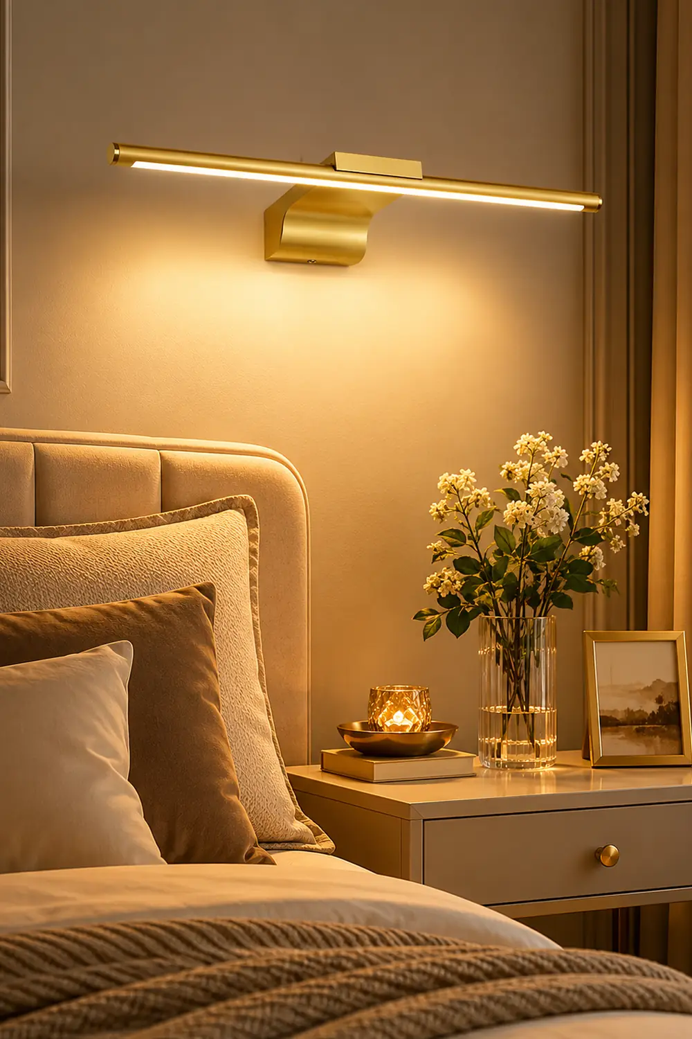 Metallic Streamlined Wall Lamp - Lumpaz