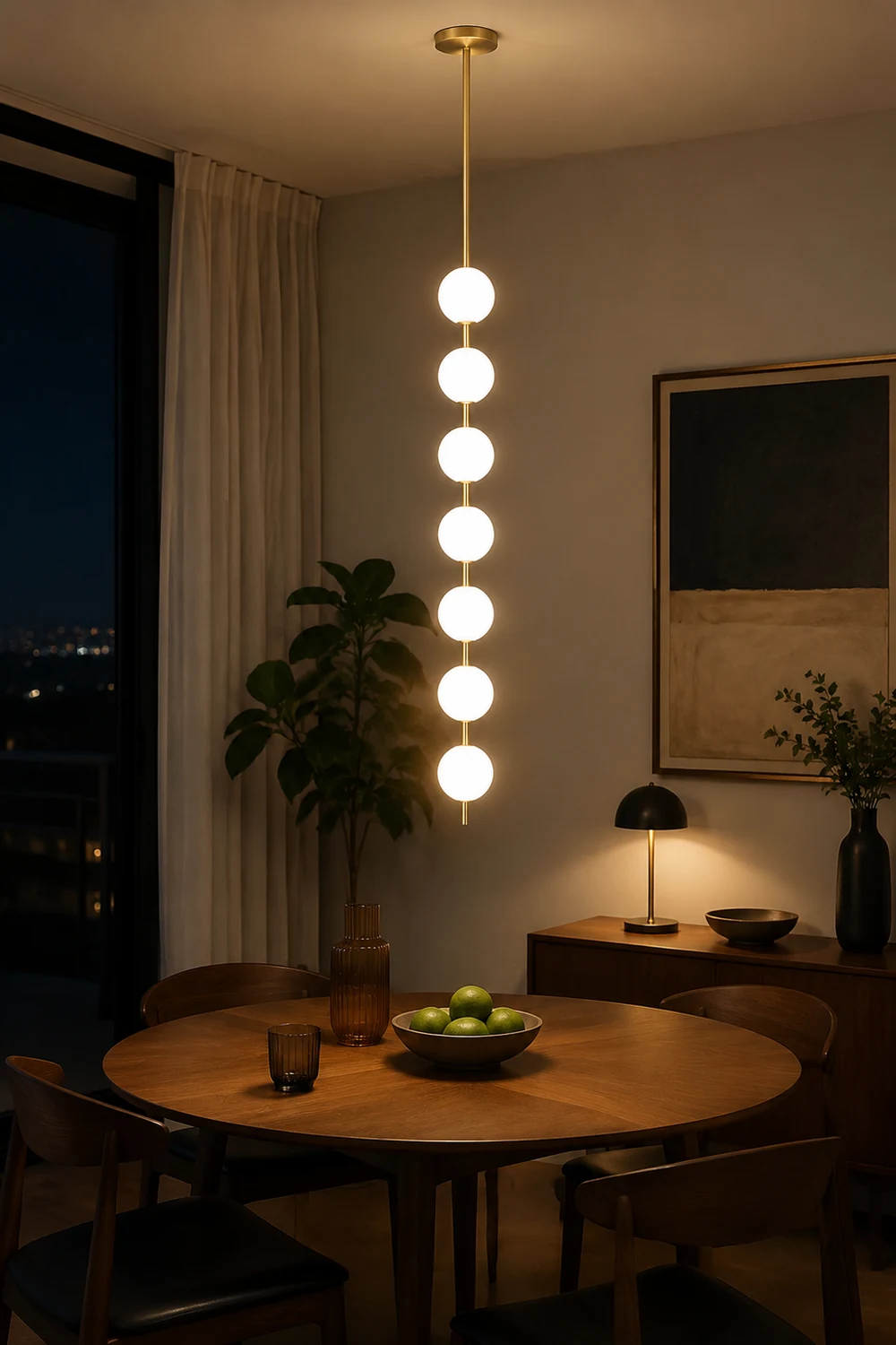Vertical Balls Pendant Lamp - Lumpaz
