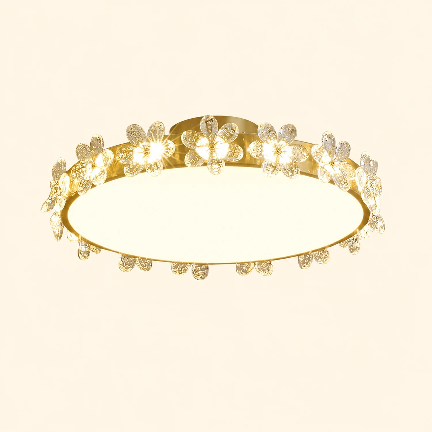 Petal Crystal Ceiling Lamp - Lumpaz