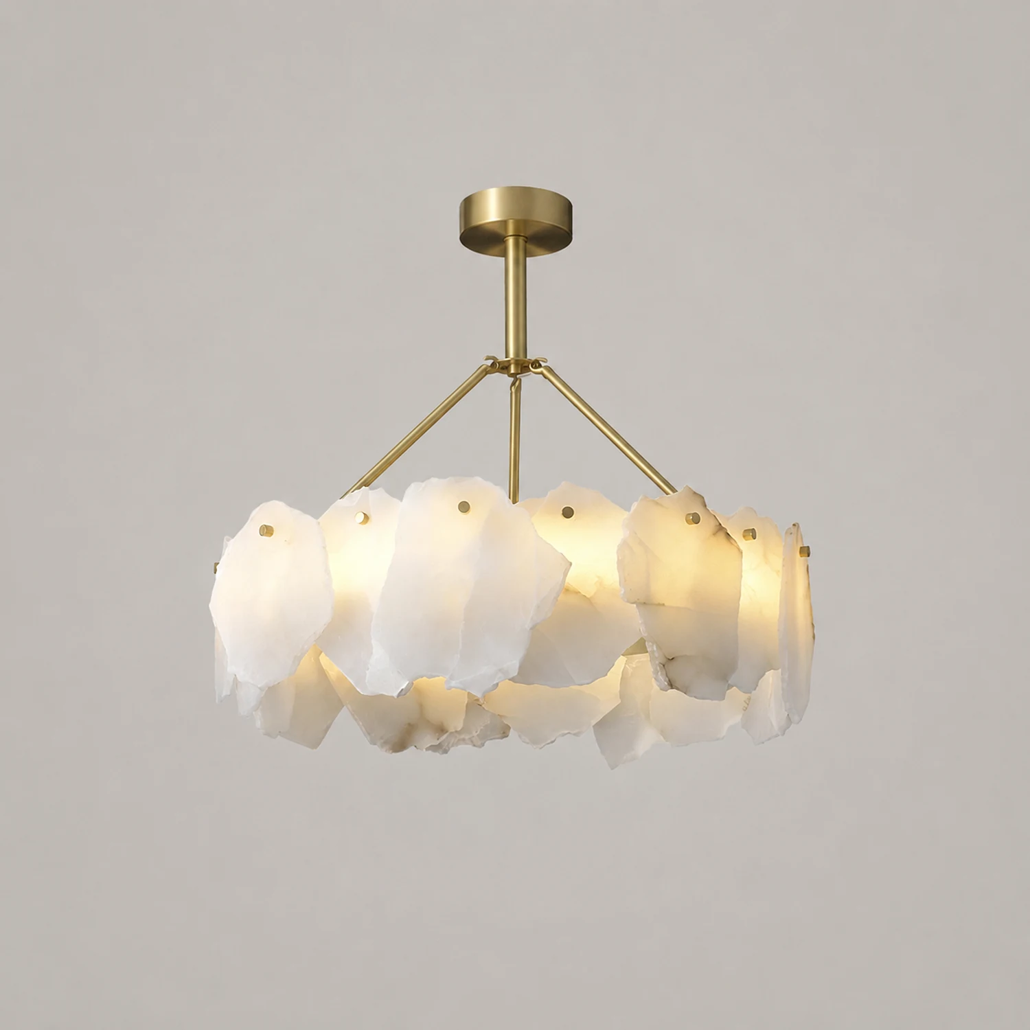 Burton Alabaster Chandelier - Lumpaz
