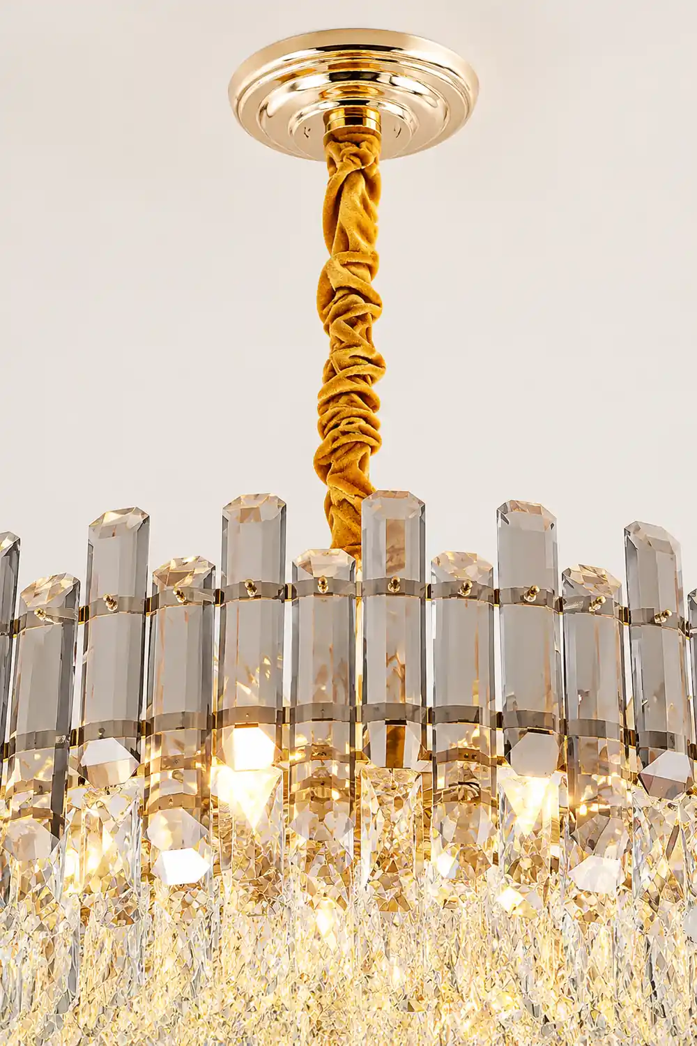 Modern Crystal Tier Chandelier - Lumpaz