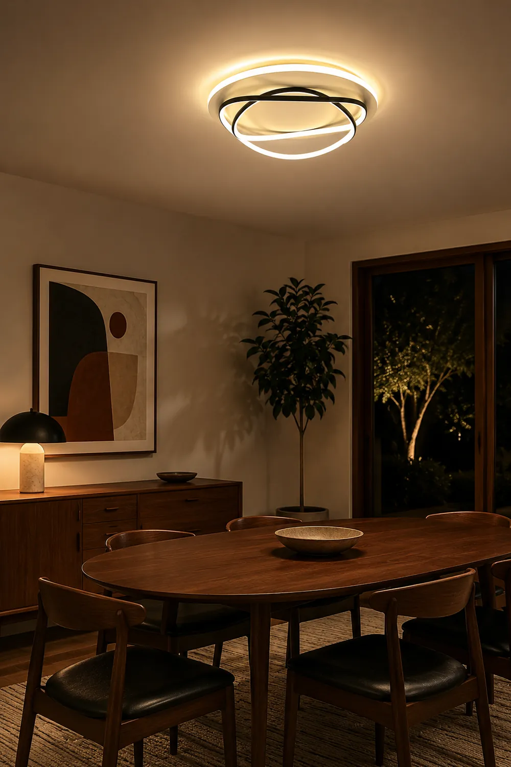 Oval Ceiling Lamp - Lumpaz