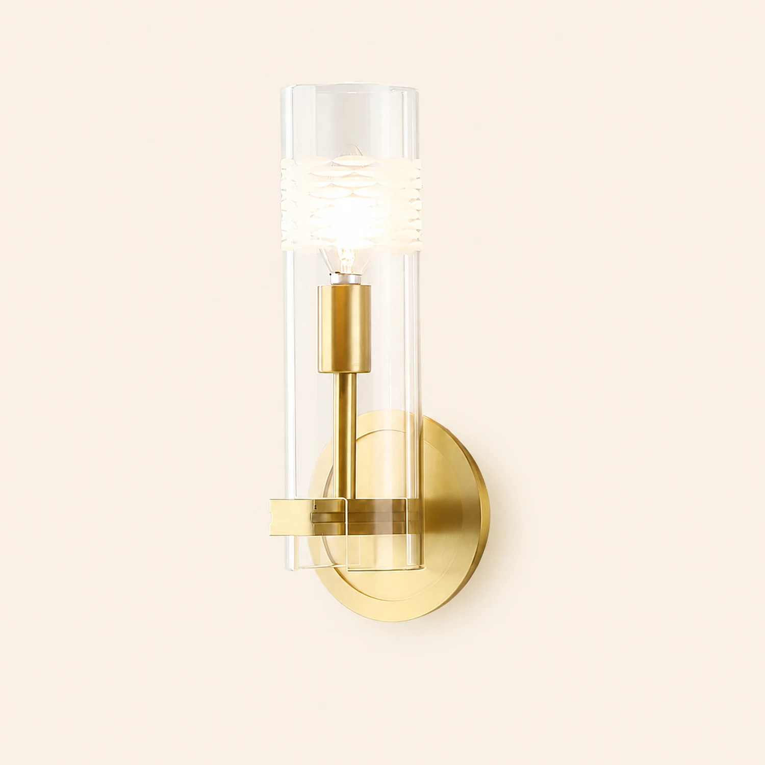 Glass Candlestick Wall Lamp - Lumpaz