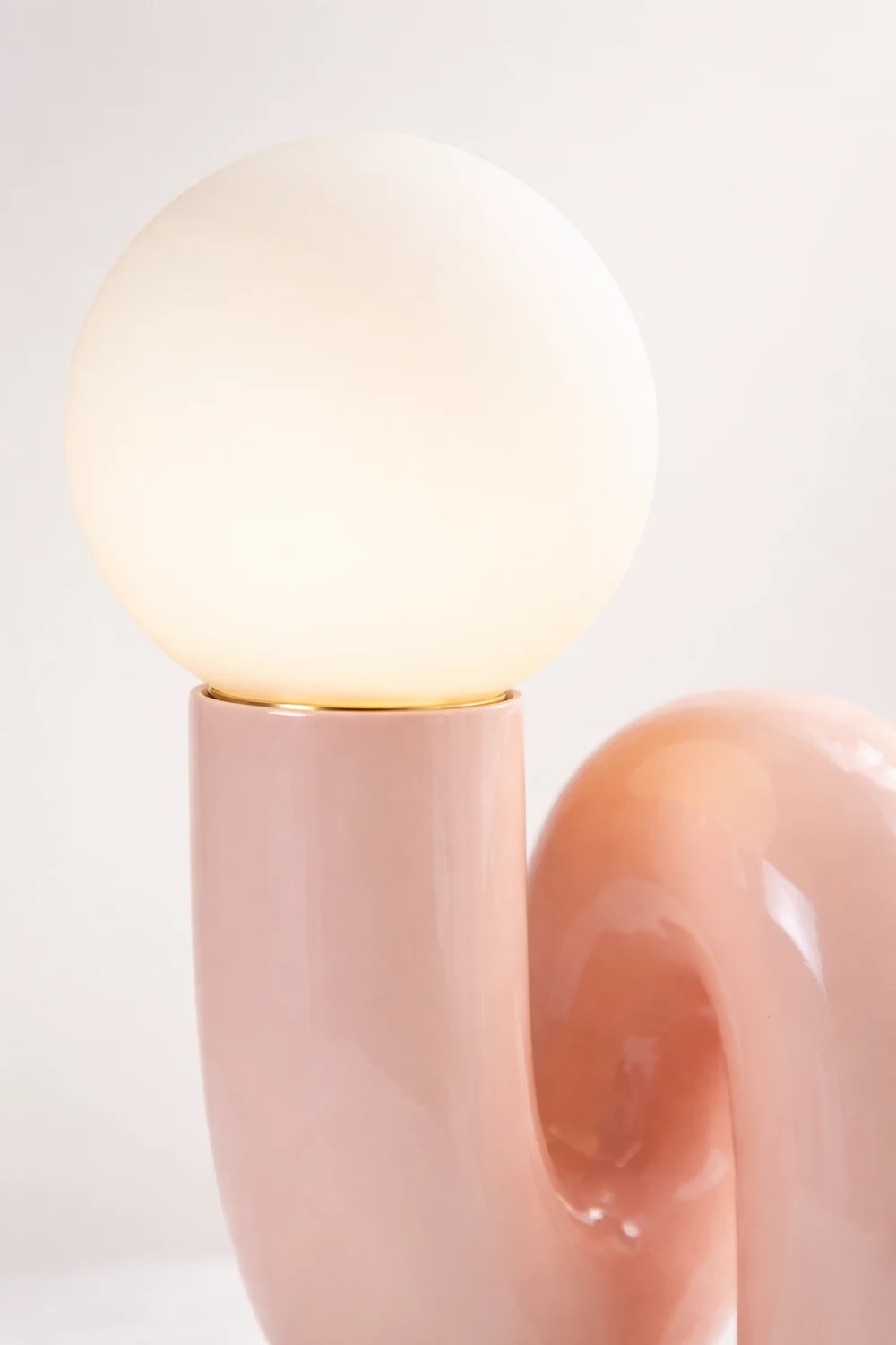 Spiral Glass Table Lamp - Lumpaz