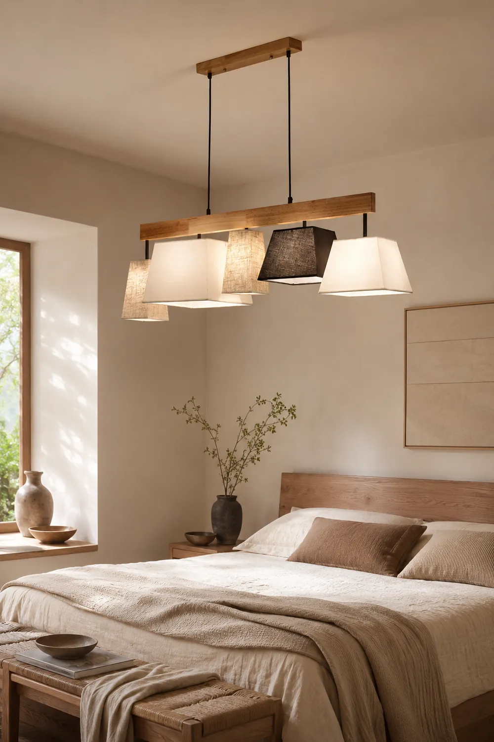 Lindby Wooden Chandelier - Lumpaz