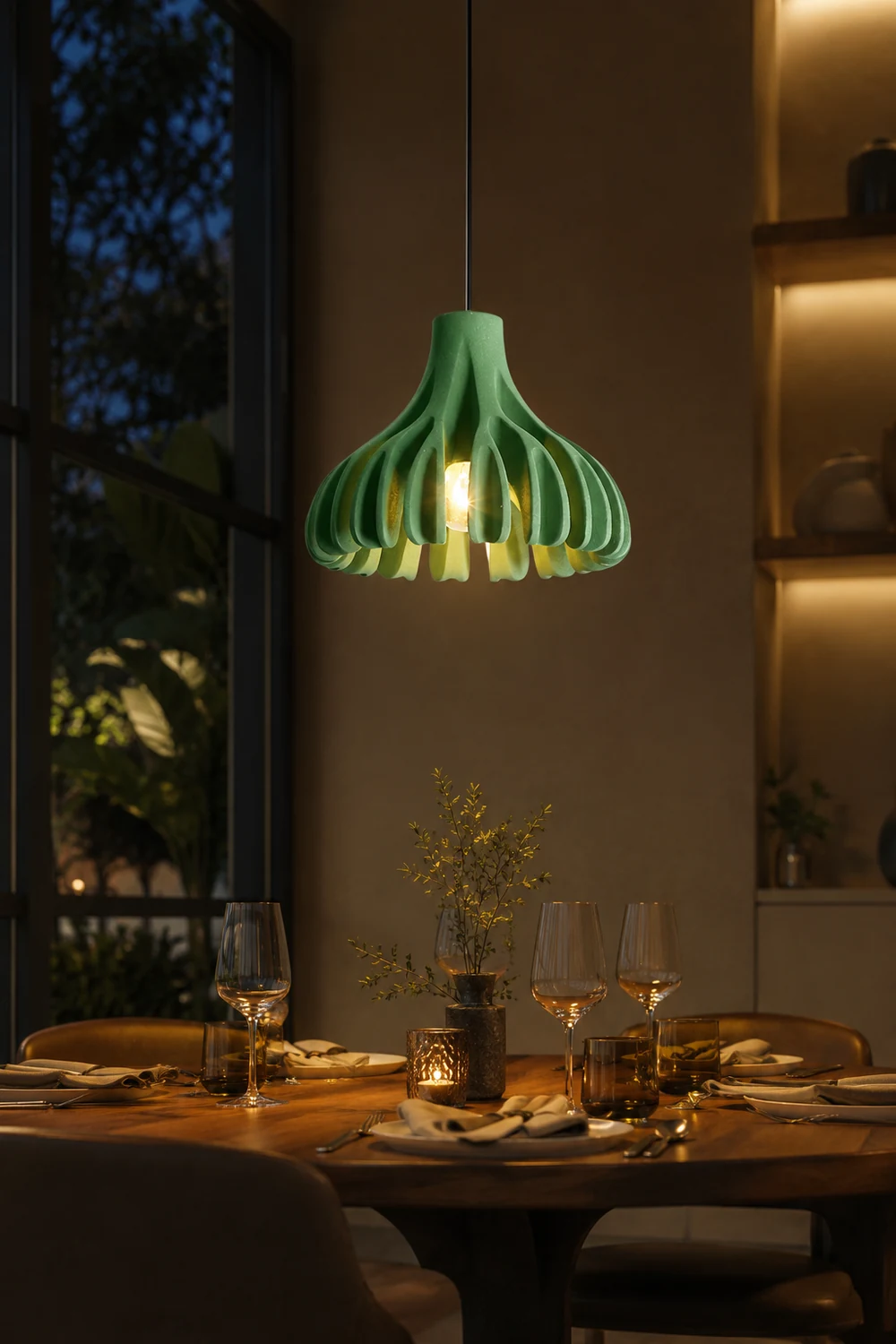 Coral Resin Pendant Lamp - Lumpaz