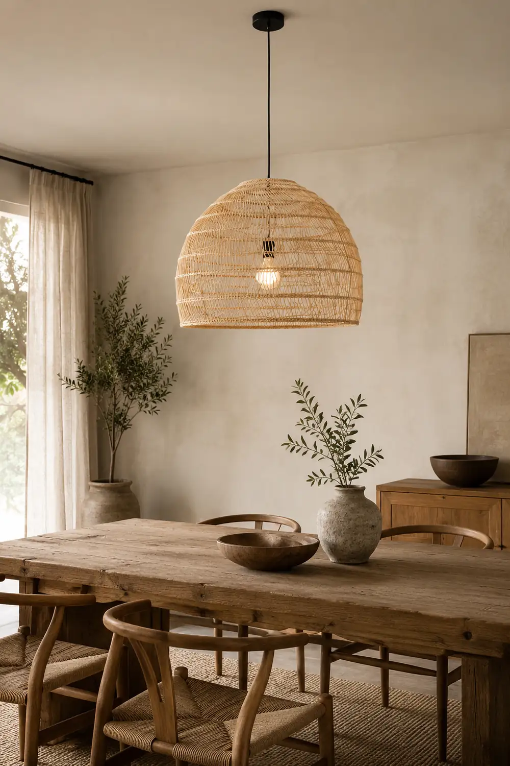 Wicker Pendant Lamp - Lumpaz