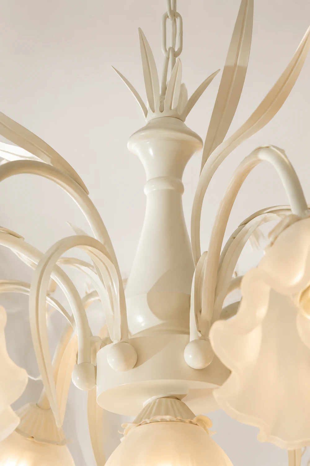 Murano Cream Chandelier - Lumpaz