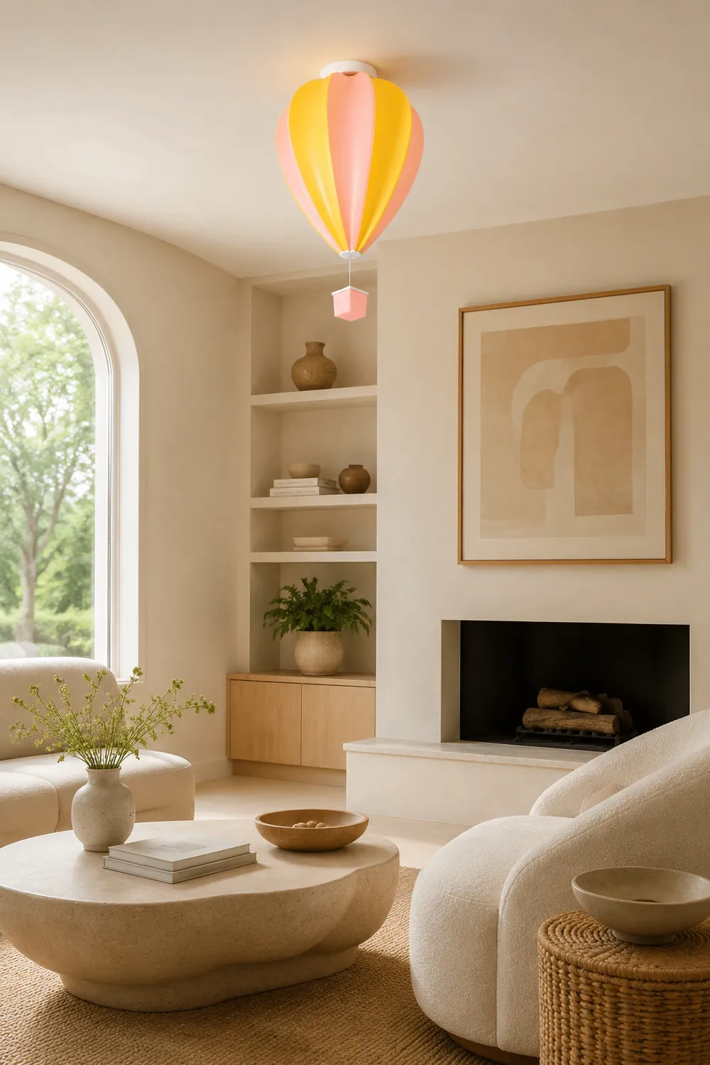 Rainbow Hot Air Balloon Ceiling Lamp - Lumpaz