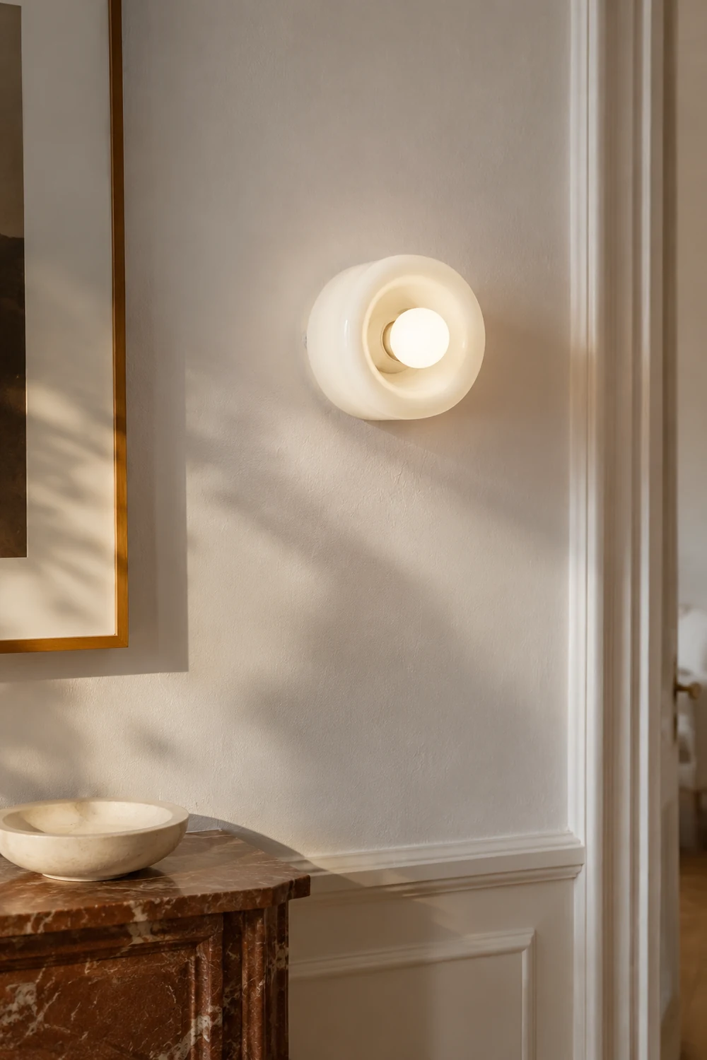 Round Glass Wall Lamp - Lumpaz