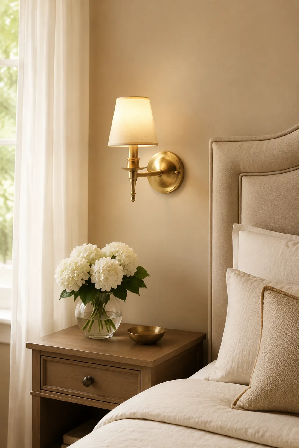 Antique Brass Wall Lamp - Lumpaz