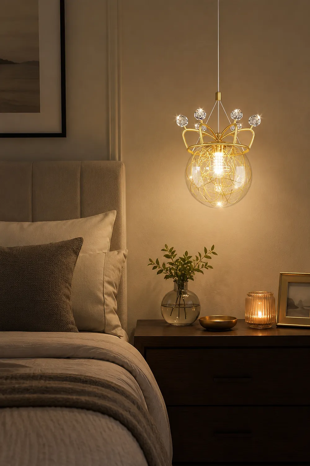 Gypsophila Crown Pendant Lamp - Lumpaz