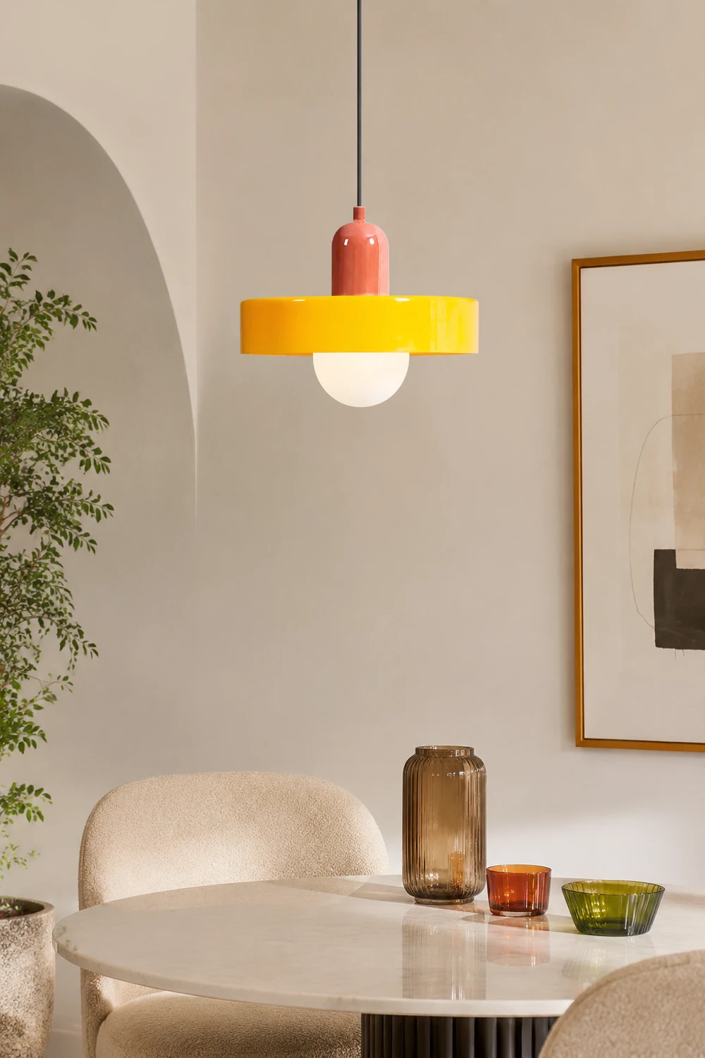 Disc Orb Pendant Lamp - Lumpaz