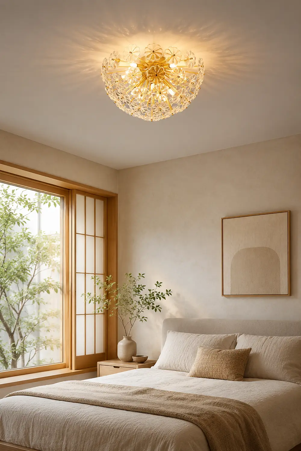 Lamina Crystal Ceiling Light - Lumpaz
