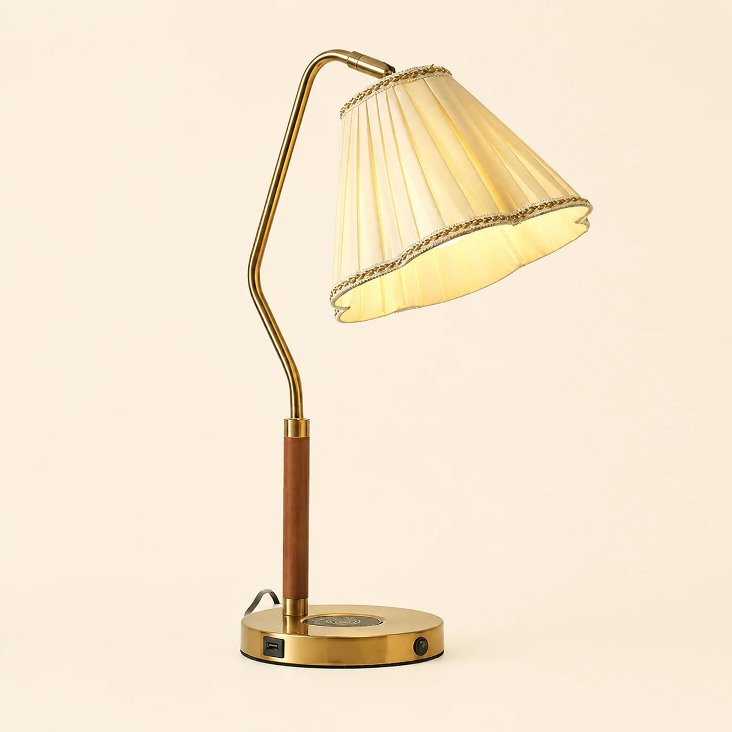 Florentine Fabric Table Lamp - Lumpaz