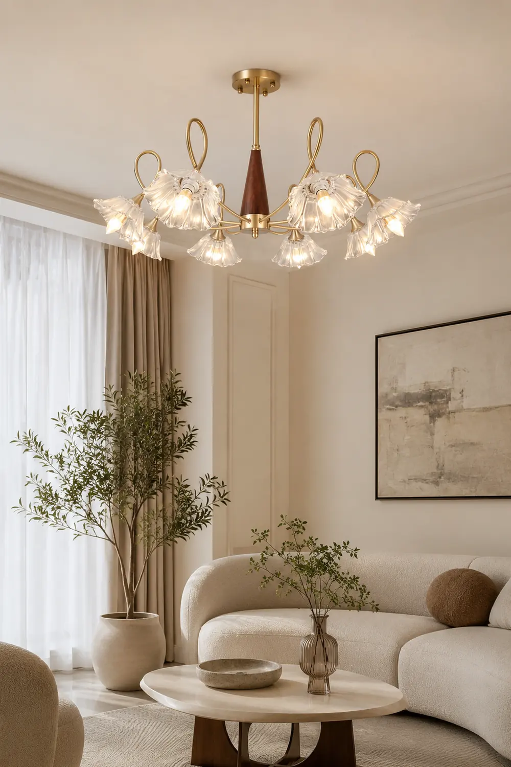 Ercole Glass Chandelier - Lumpaz