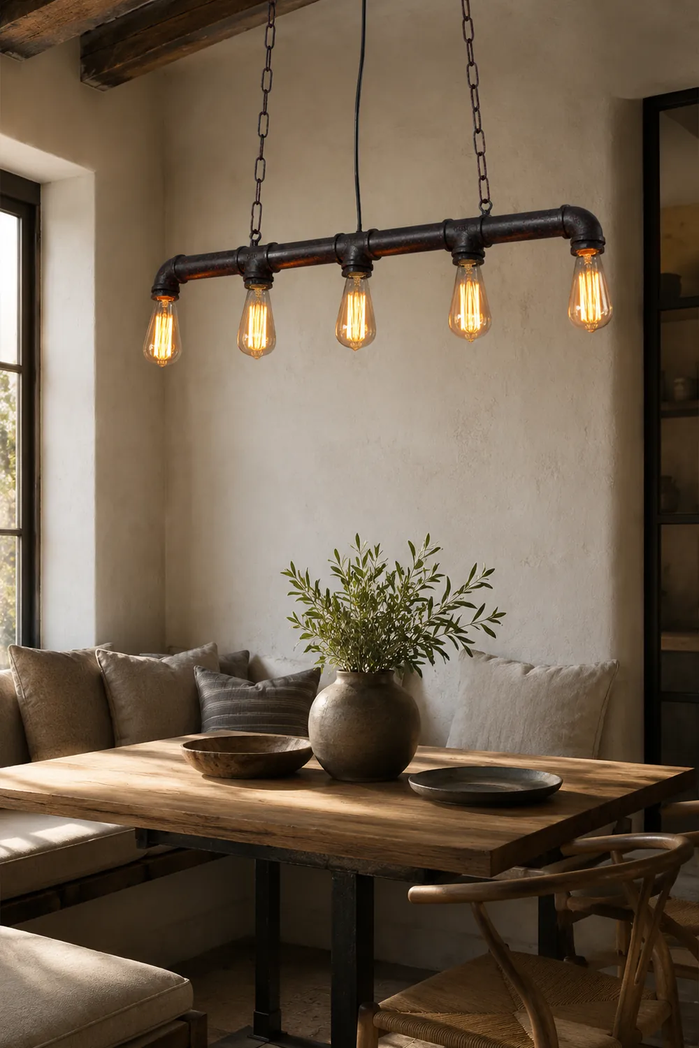 American Vintage Loft Chandelier - Lumpaz
