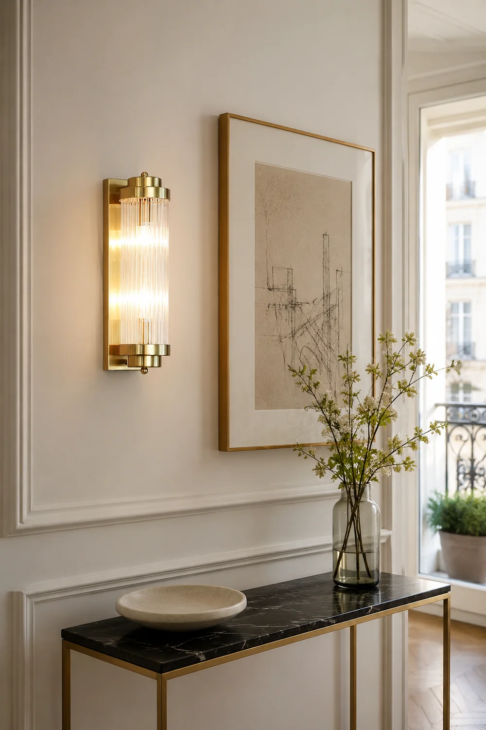 Pillar Offset Wall Lamp - Lumpaz