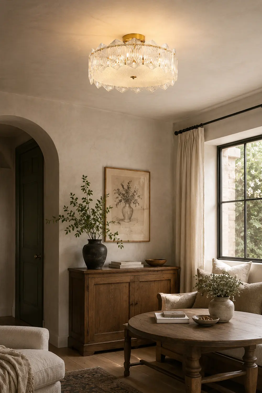 Ruby Round Ceiling Lamp - Lumpaz