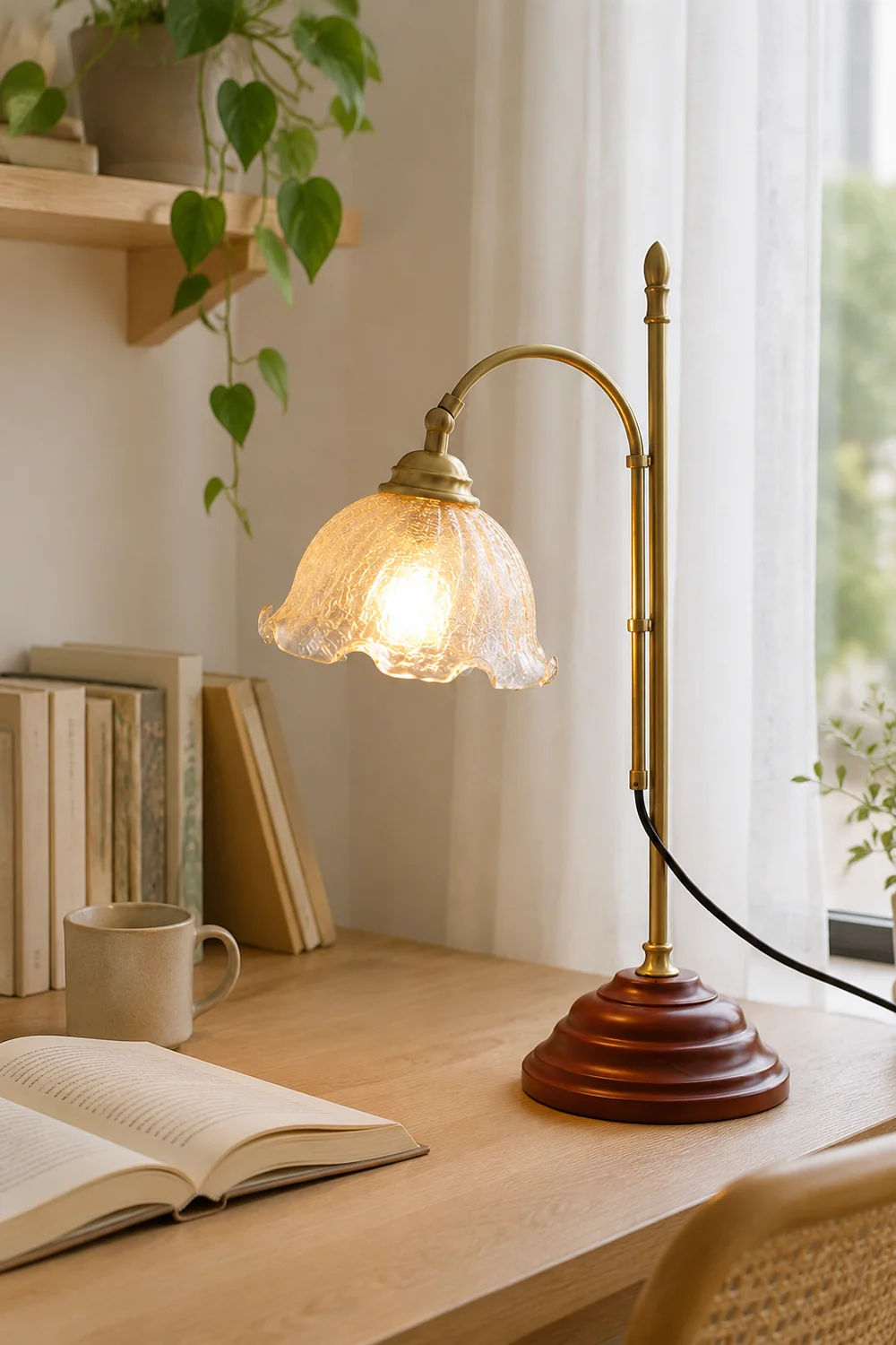 Vintage Textured Table Lamp - Lumpaz