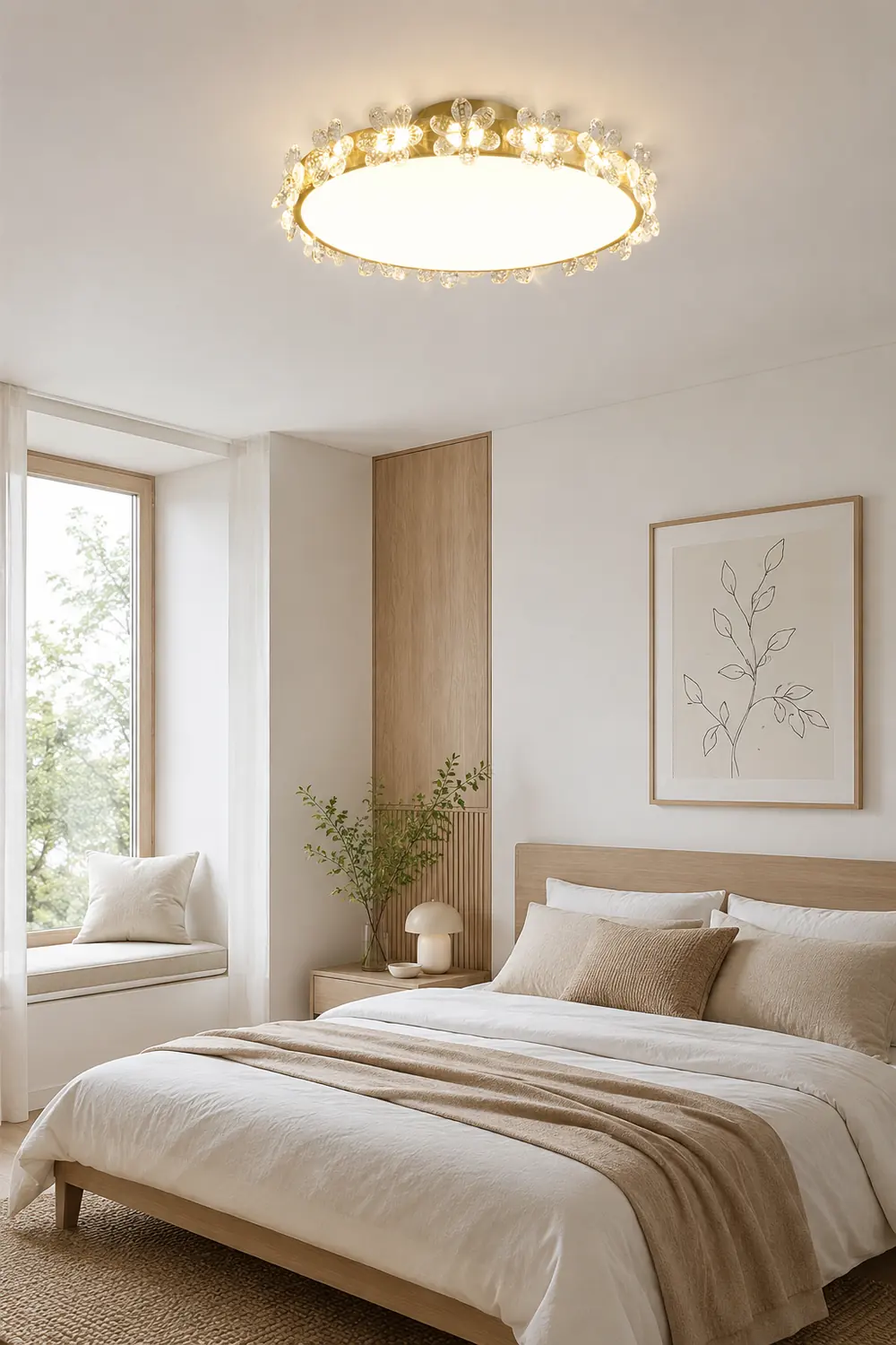 Petal Crystal Ceiling Lamp - Lumpaz