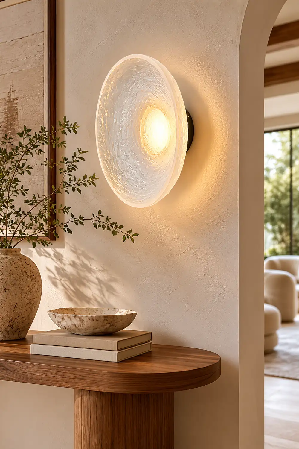Eclipse Resin Wall Lamp - Lumpaz