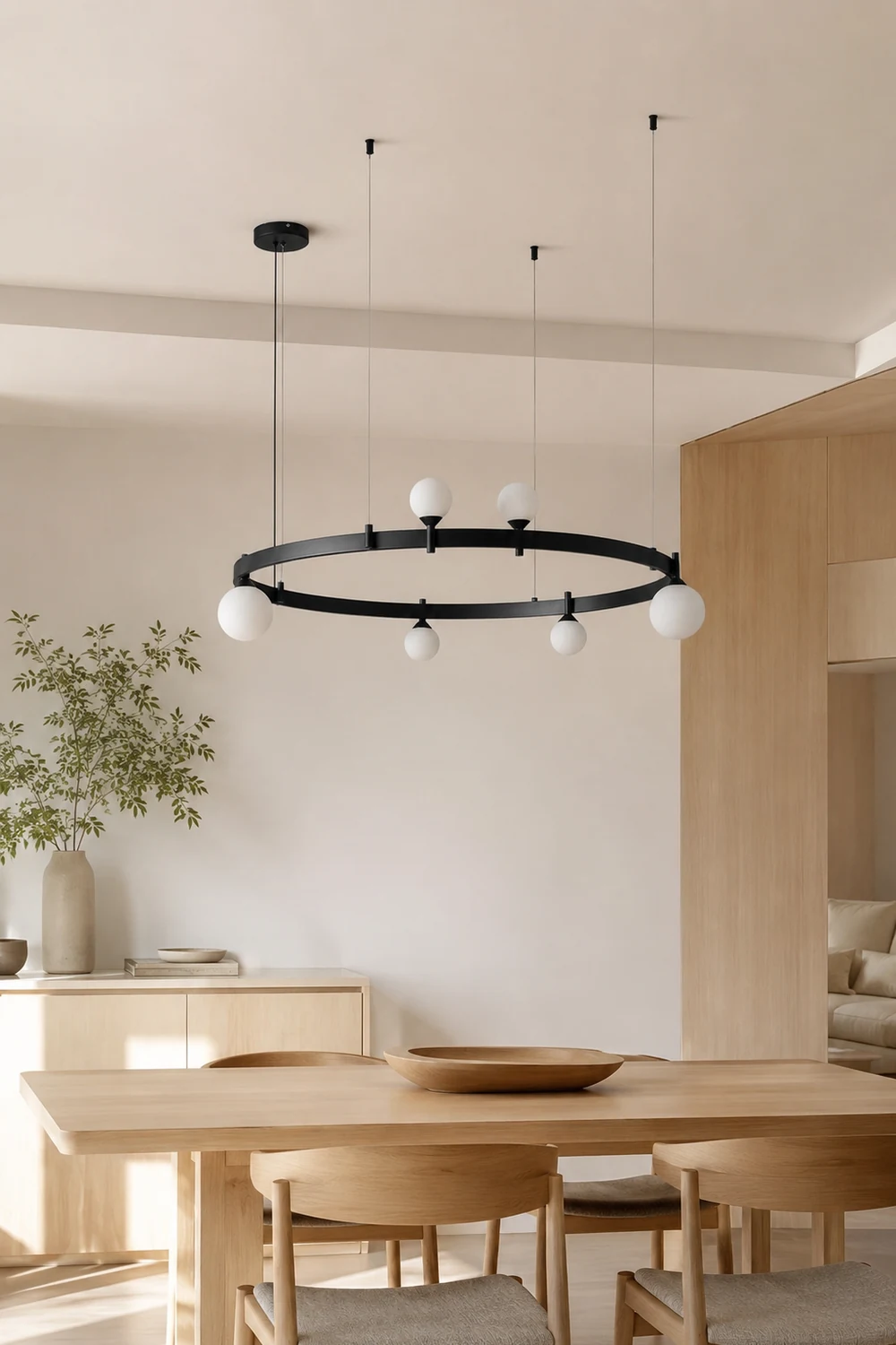 Stant Circular Chandelier - Lumpaz