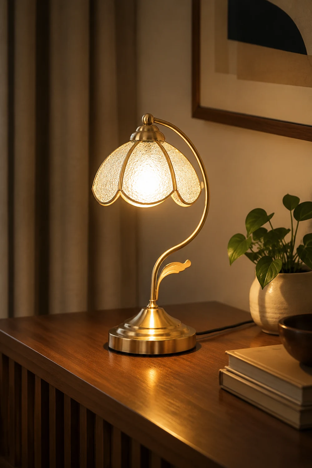 Vintage Tiffany Table Lamp - Lumpaz