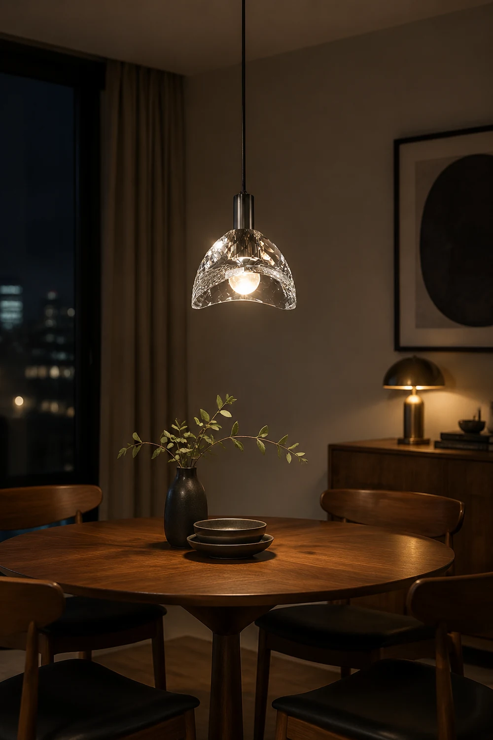 Ebbe Crystal Pendant Lamp - Lumpaz