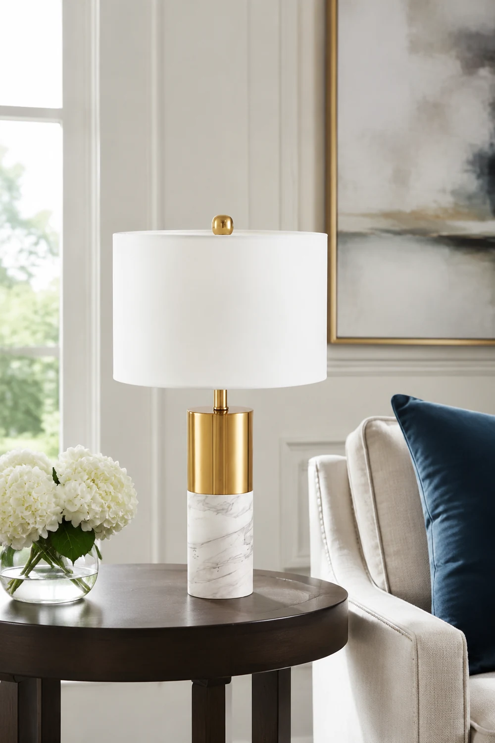 Cairo Marble Table Lamp - Lumpaz