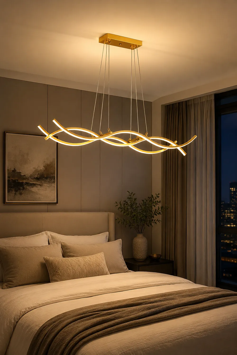 Wave Island Chandelier - Lumpaz