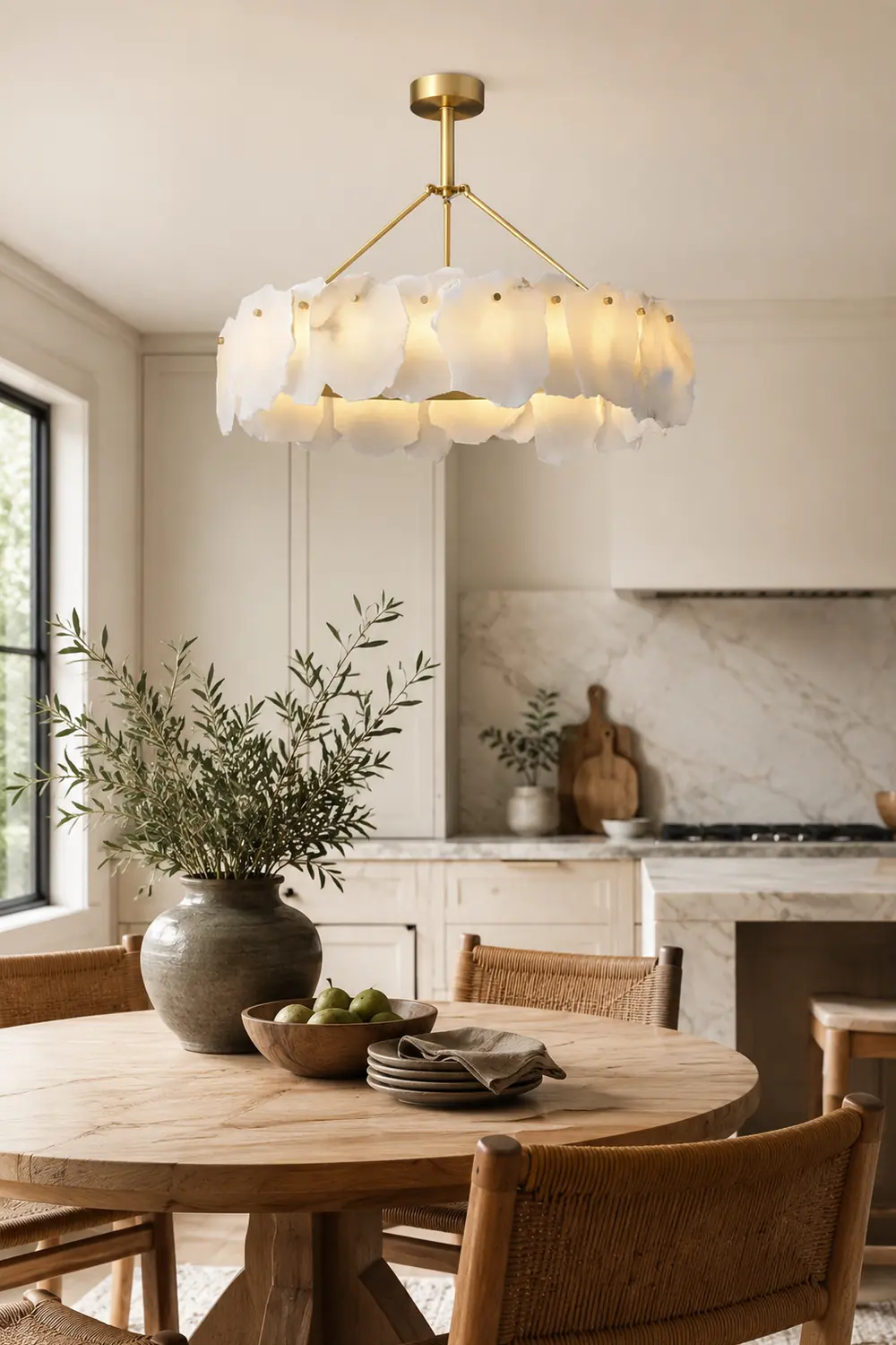 Burton Alabaster Chandelier - Lumpaz