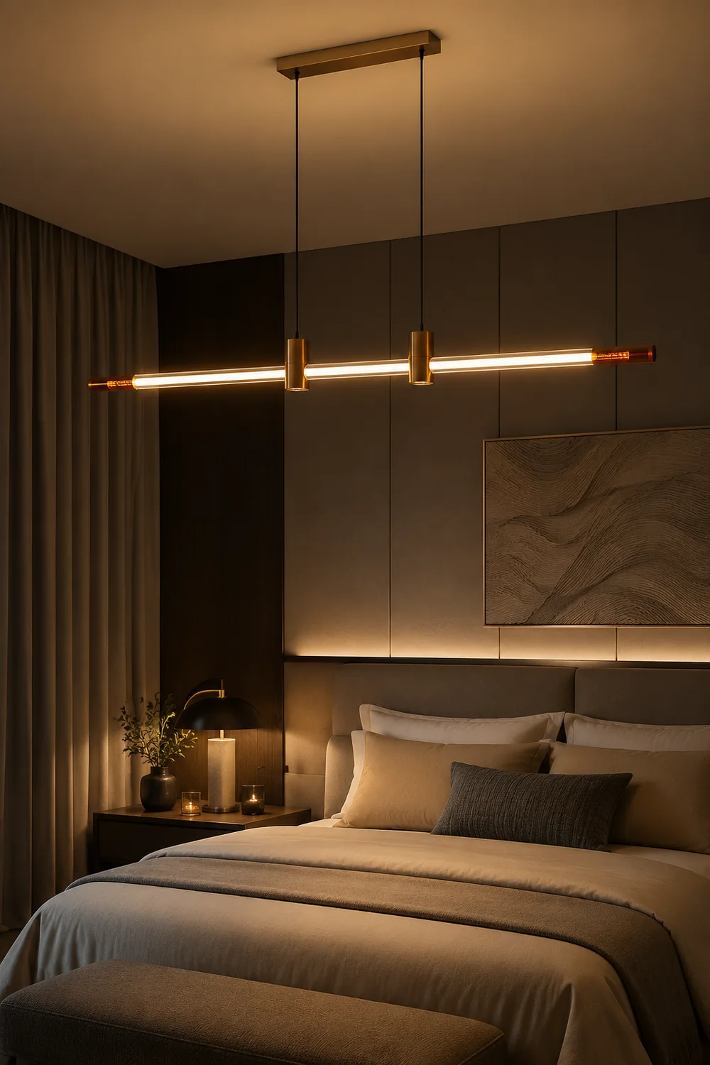 RA Linear Chandelier - Lumpaz