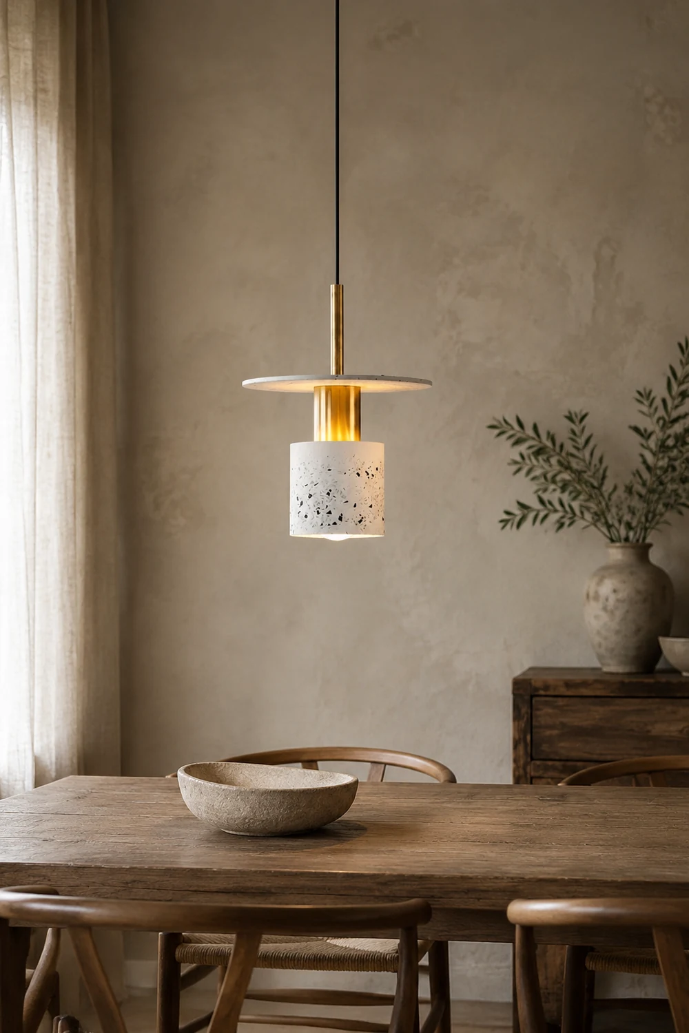 Terrazzo Drop Pendant Lamp - Lumpaz