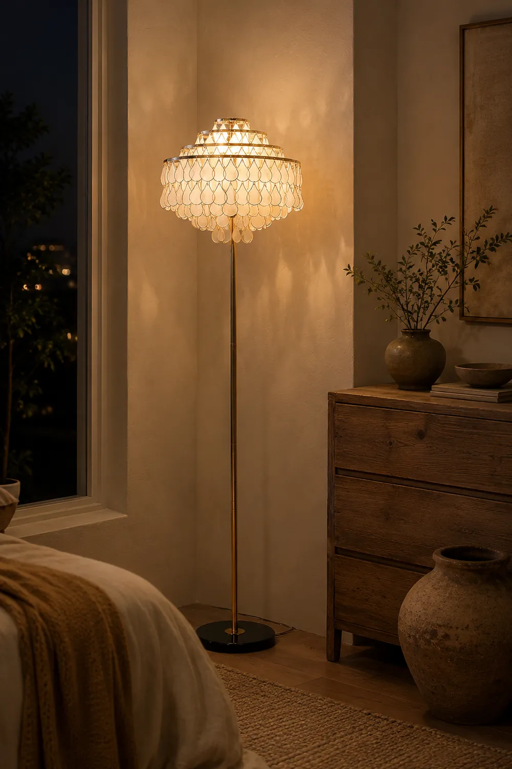 Vivant Shell Floor Lamp - Lumpaz