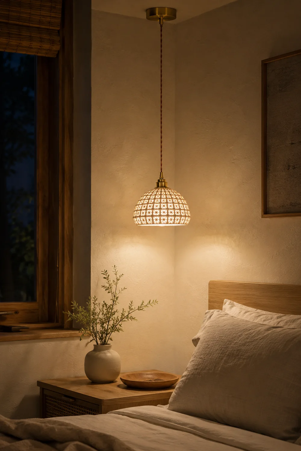 Modern Ceramic Pendant Light - Lumpaz