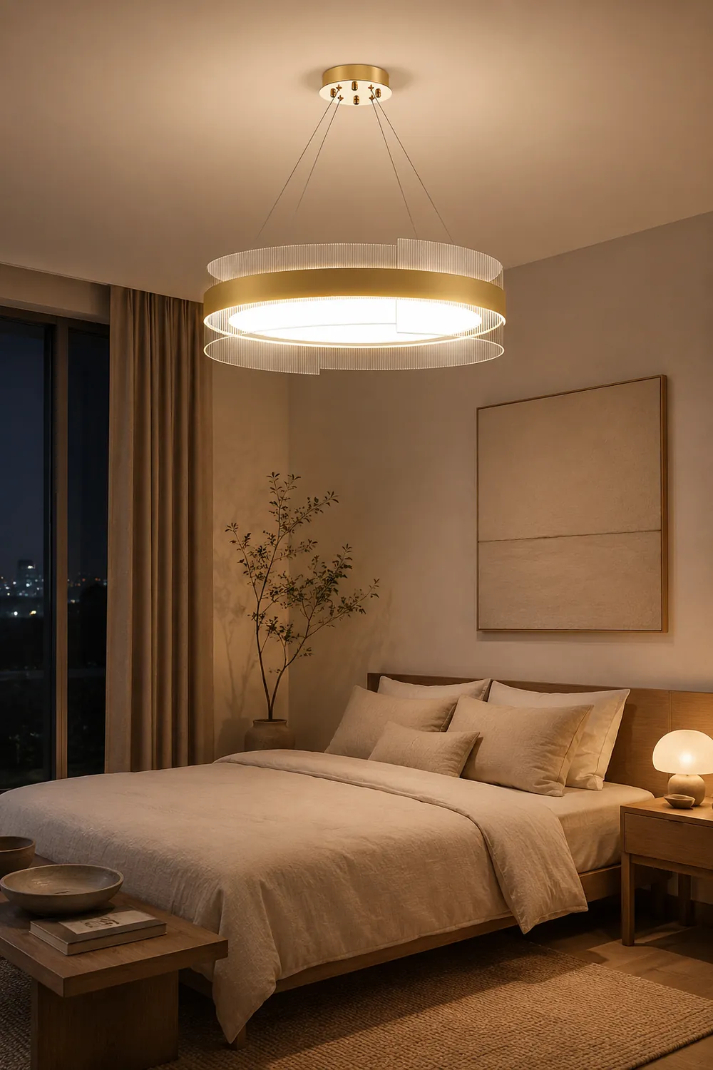 Genevieve Round LED Chandelier - Lumpaz