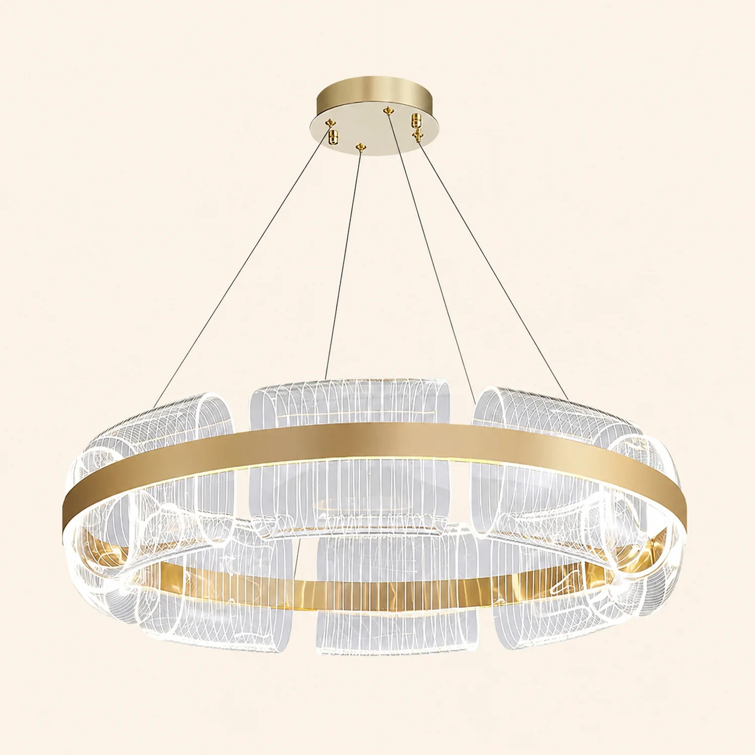 Bangle Rings Chandelier - Lumpaz