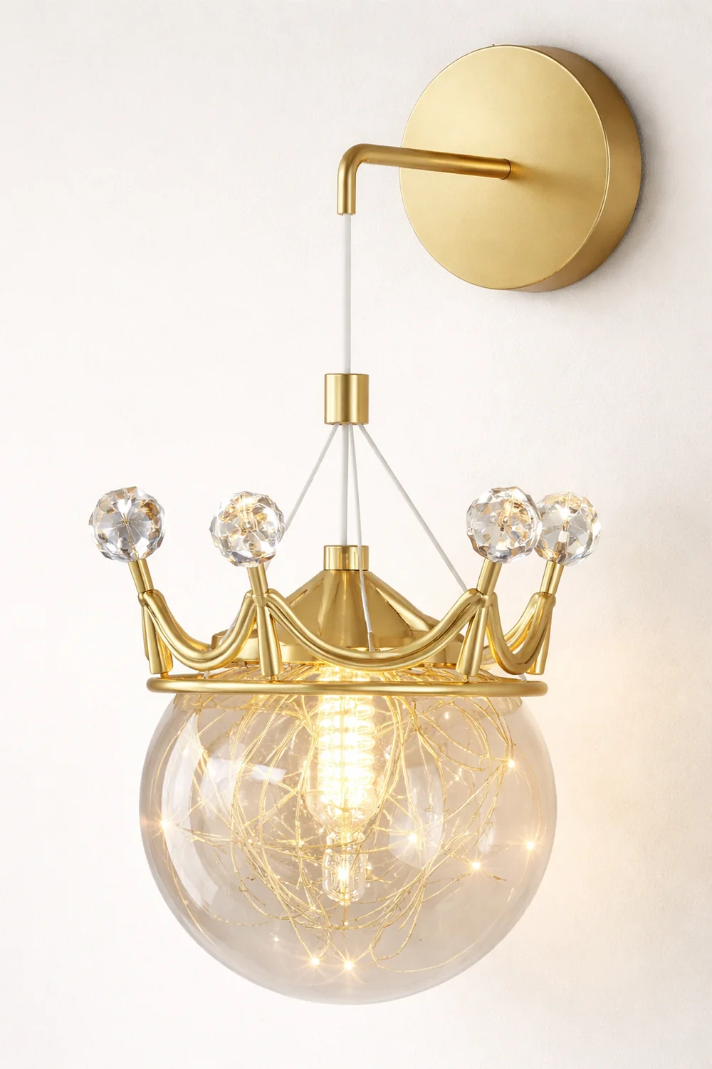 Gypsophila Crown Wall Lamp - Lumpaz